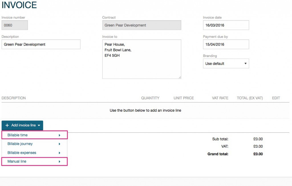 Managing invoices whilst waiting for VAT registration inniAccounts